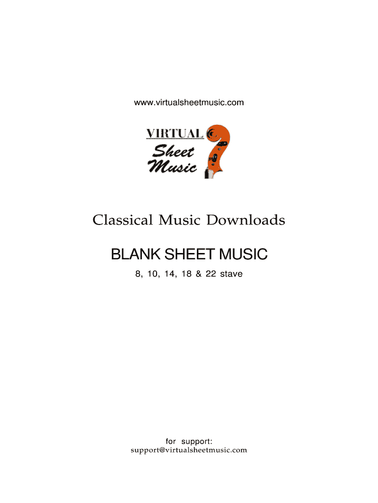 Blank Sheet Music To Type On – Fill Online, Printable Throughout Blank Sheet Music Template For Word