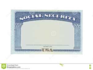 Blank Social Security Card Template Download - Great regarding Blank Social Security Card Template