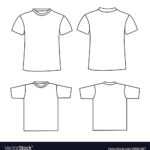 Blank T Shirt Template Front And Back Intended For Blank Tee Shirt Template