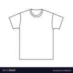 Blank T Shirt Template Throughout Blank Tee Shirt Template
