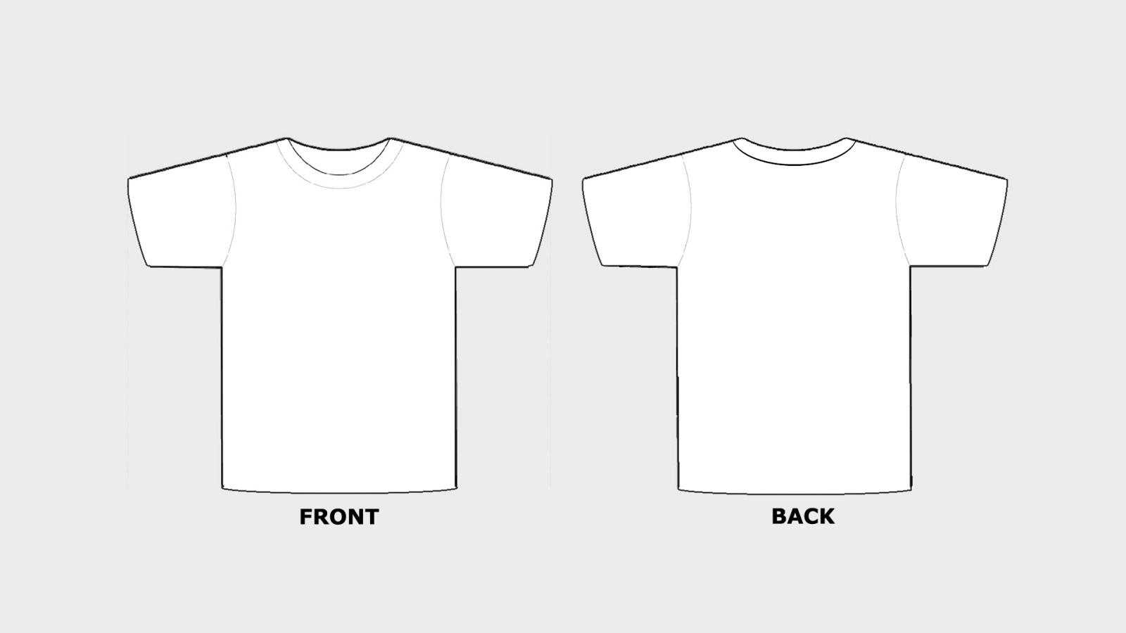 Blank T Shirt Worksheet | Printable Worksheets And For Blank Tshirt Template Printable