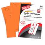 Blanks Usa Hunters Orange Jumbo Door Hangers – 8 1/2 X 11 In 65 Lb Cover  Pre Cut 50 Per Package With Regard To Blanks Usa Templates