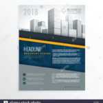 Blue Annual Report Brochure Cover Page Design Leaflet With Cover Page For Annual Report Template