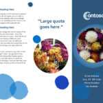 Blue Spheres Brochure Regarding Microsoft Word Pamphlet Template