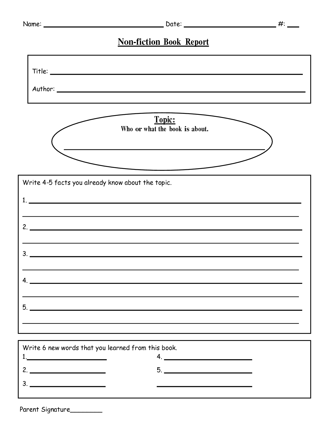 Book Report Printable – Revistaoropel.cl Intended For Sandwich Book Report Printable Template