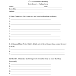 Book Report Template – 6 Free Templates In Pdf, Word, Excel Regarding 6Th Grade Book Report Template