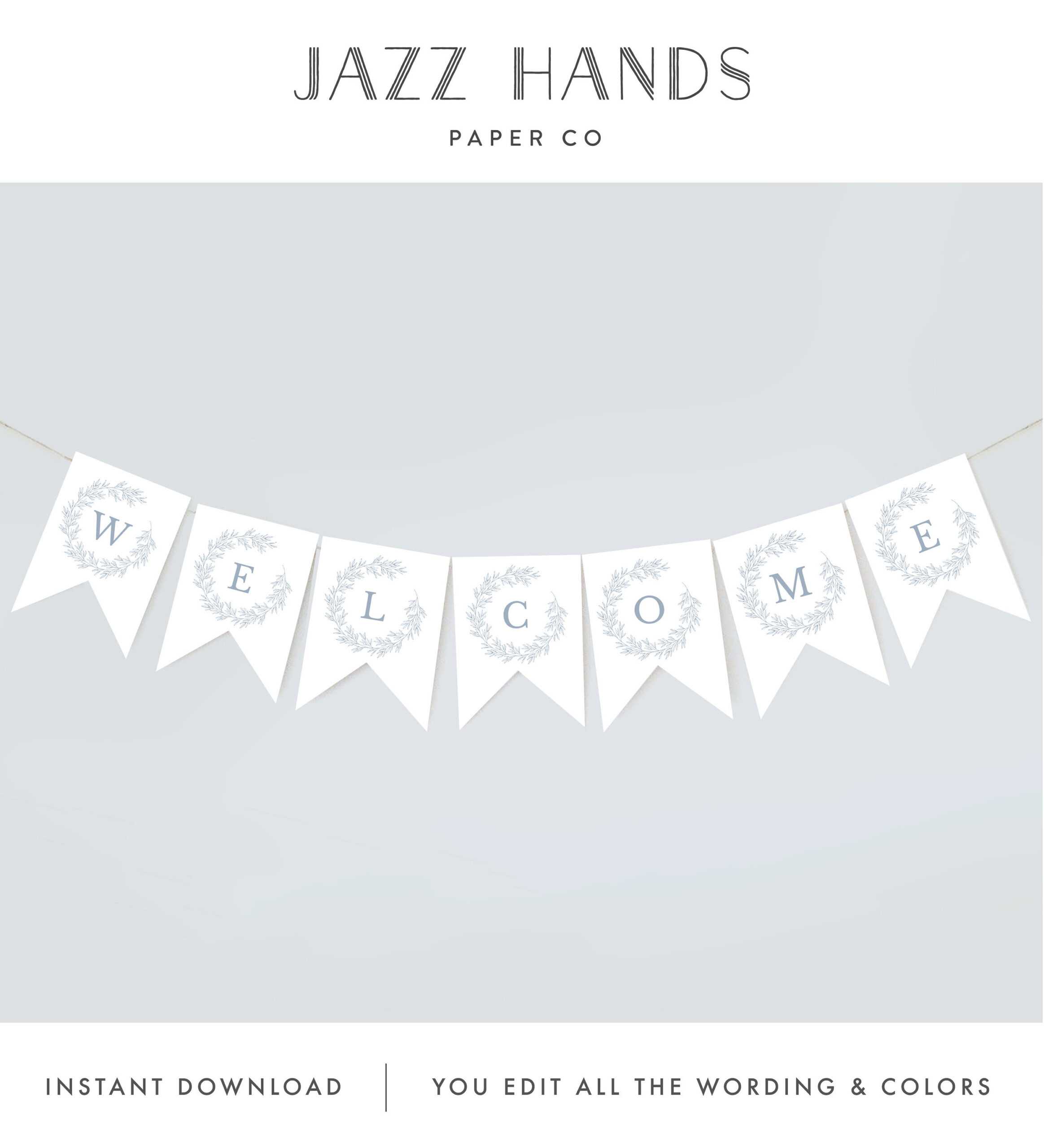 Boy Baby Shower Banner Template, Welcome Banner Shower Decor Inside Free Bridal Shower Banner Template