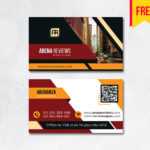 Building Business Card Design Psd – Free Download | Arenareviews Inside Blank Business Card Template Psd
