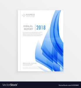 Business Annual Report Cover Page Template In A4 regarding Cover Page For Annual Report Template