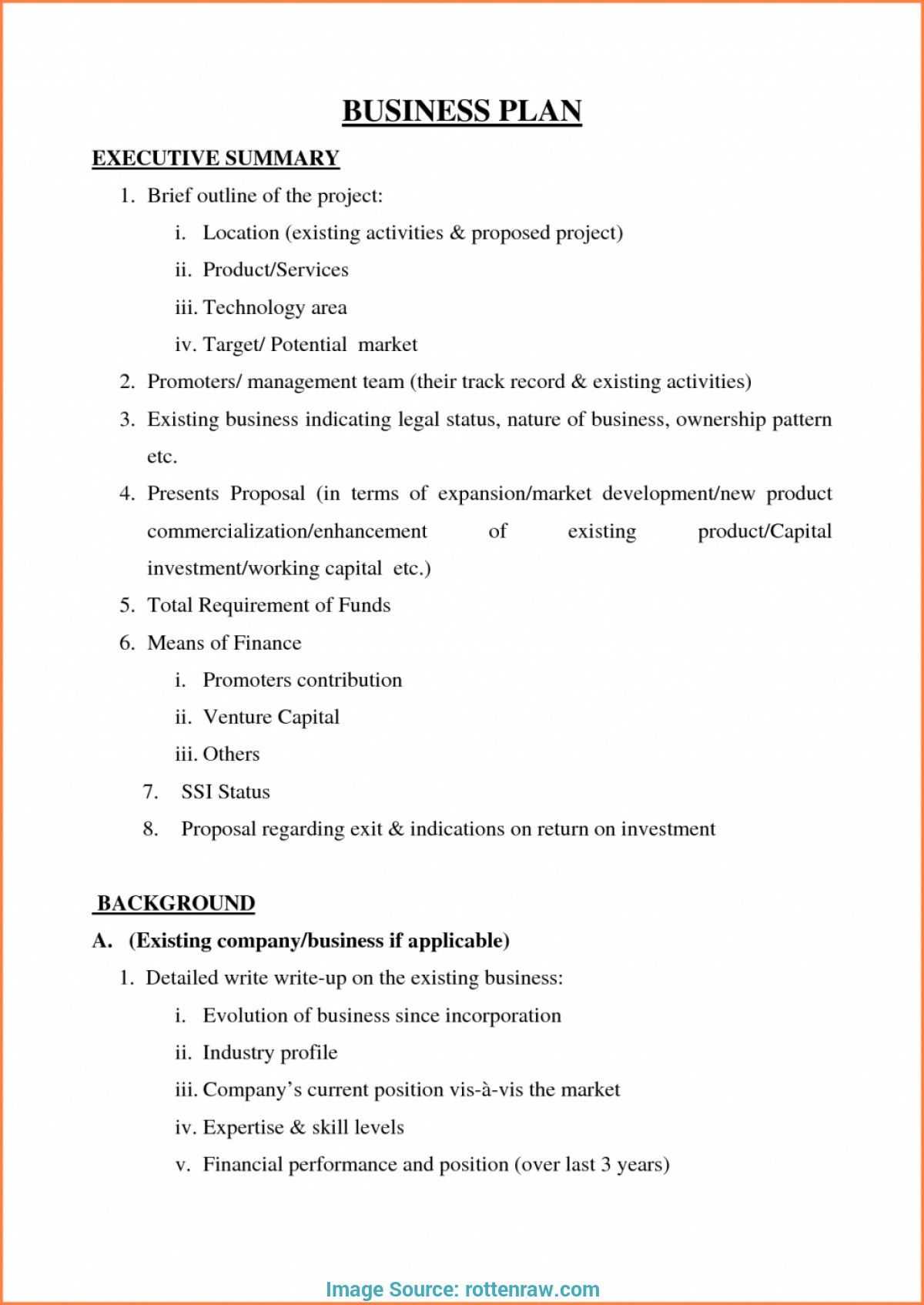 Business Plan Template Free Word Printable Small Simple Pdf Inside Business Plan Template Free Word Document