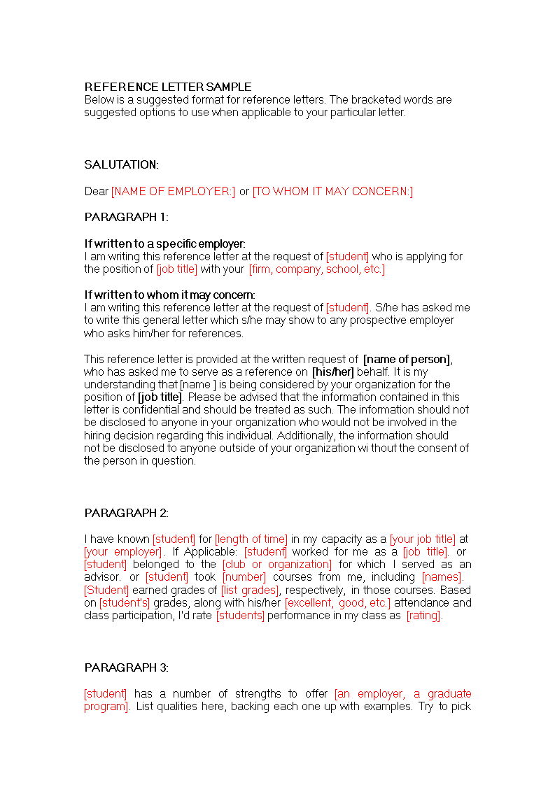 Business Reference Letter For A Colleague | Templates At Inside Business Reference Template Word