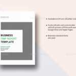 Business Trip Report Template With Business Trip Report Template
