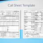 Call Sheet Template For Excel – Free Download | Sethero Regarding Blank Call Sheet Template