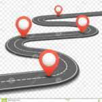 Car Road, Street, Highway Business Roadmap Infographics Pertaining To Blank Road Map Template