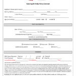 Catering Contract For Birthday Party | Templates At With Regard To Catering Contract Template Word