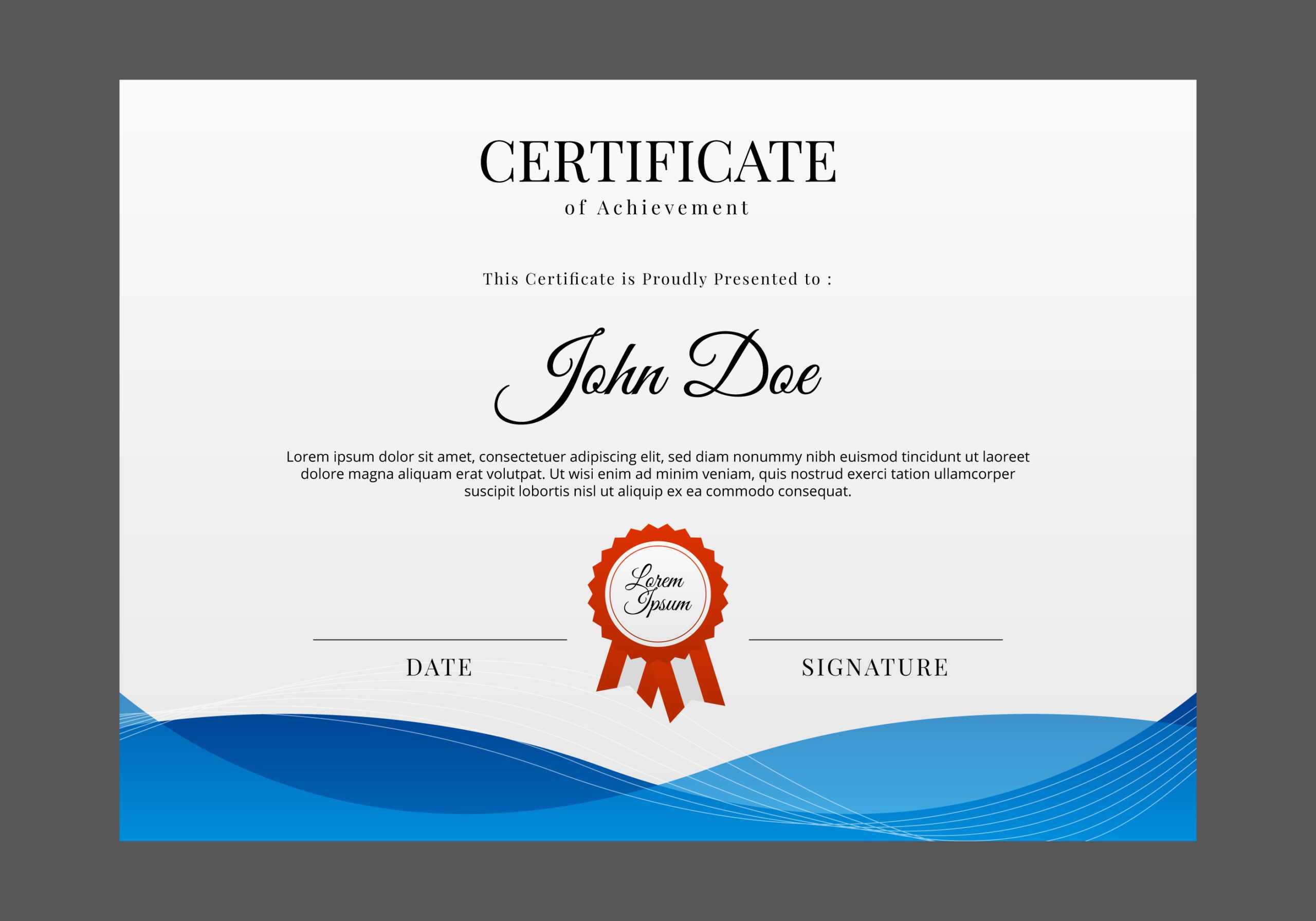 Certificate Templates, Free Certificate Designs Regarding Blank Certificate Templates Free Download