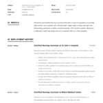 Certified Nursing Assistant Resume & Writing Guide | 12 With Nursing Assistant Report Sheet Templates