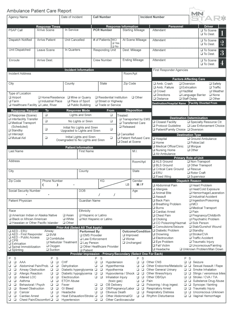 Chart Sheet – Fill Online, Printable, Fillable, Blank Regarding Patient Care Report Template