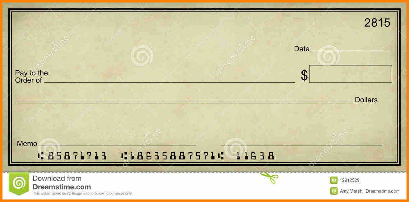 Check Clipart Cheque, Check Cheque Transparent Free For With Regard To Editable Blank Check Template