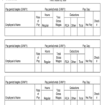 Check Stub Maker – Fill Online, Printable, Fillable, Blank With Regard To Blank Pay Stubs Template