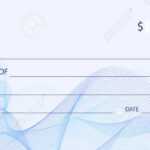 Cheque (Check Template), Chequebook Template. Blank Bank Cheque.. Intended For Blank Business Check Template