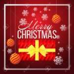 Christmas Banner Template Background With Merry Christmas Greeting.. With Regard To Merry Christmas Banner Template