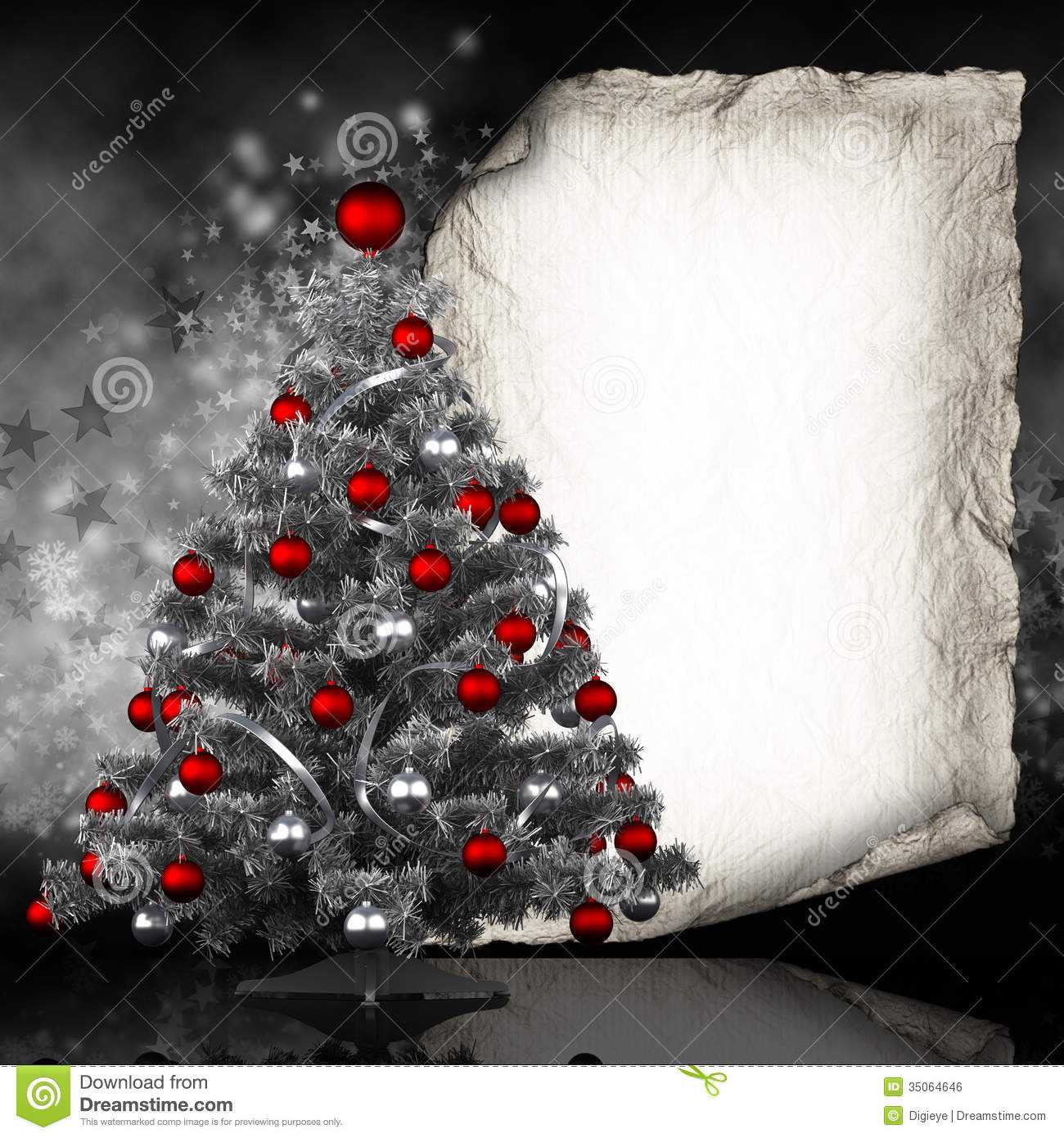 Christmas Card Template Stock Illustration. Illustration Of With Regard To Blank Christmas Card Templates Free