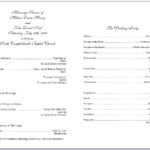 Church Wedding Program Template Free | Marseillevitrollesrugby Inside Free Printable Wedding Program Templates Word
