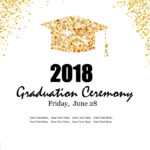Class Of 2018 Graduation Ceremony Banner In Graduation Banner Template