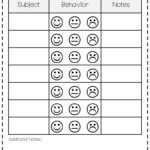Classroom Behavior – Mrs. Wills Kindergarten Inside Daily Behavior Report Template