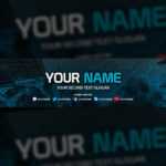 Clean Youtube Banner Template – Tristan Nelson With Youtube Banners Template