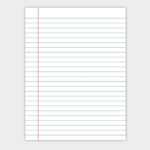 Clipart Notebook Paper Template Regarding Notebook Paper Template For Word