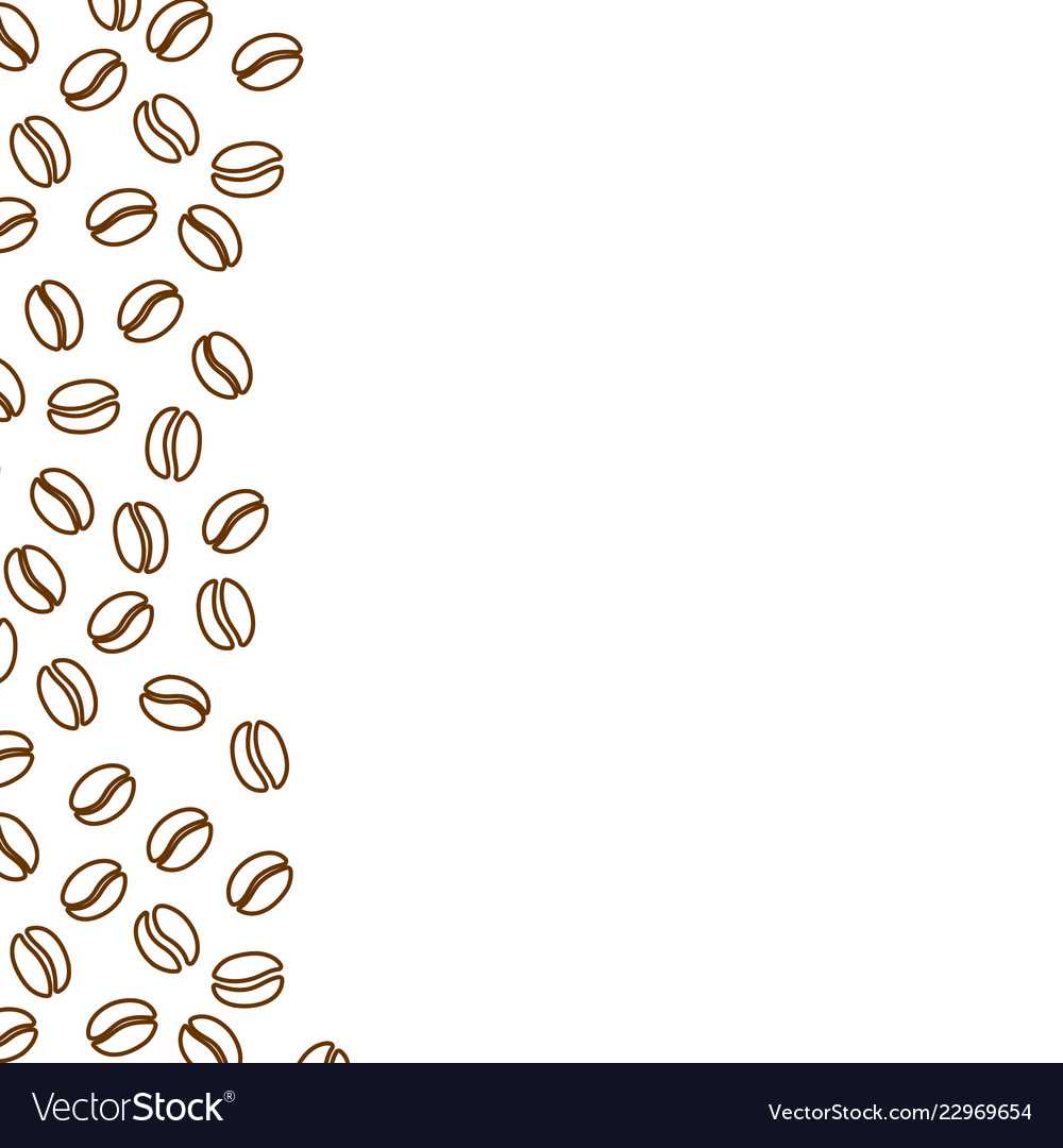 Coffee Beans Ad Banner Template Blank Background Pertaining To Blank Food Web Template