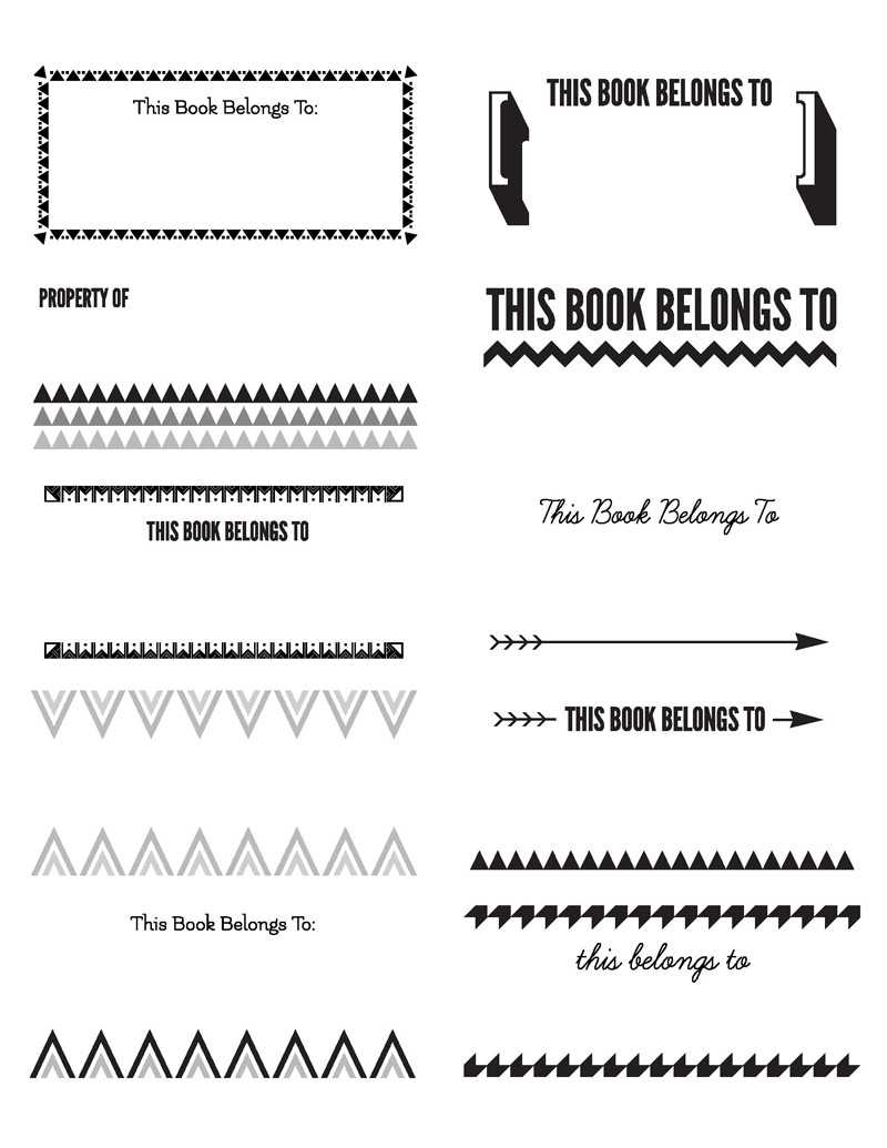 Color Pages ~ Bookl Template Photo Ideas Bookplates Bw Free Within Bookplate Templates For Word