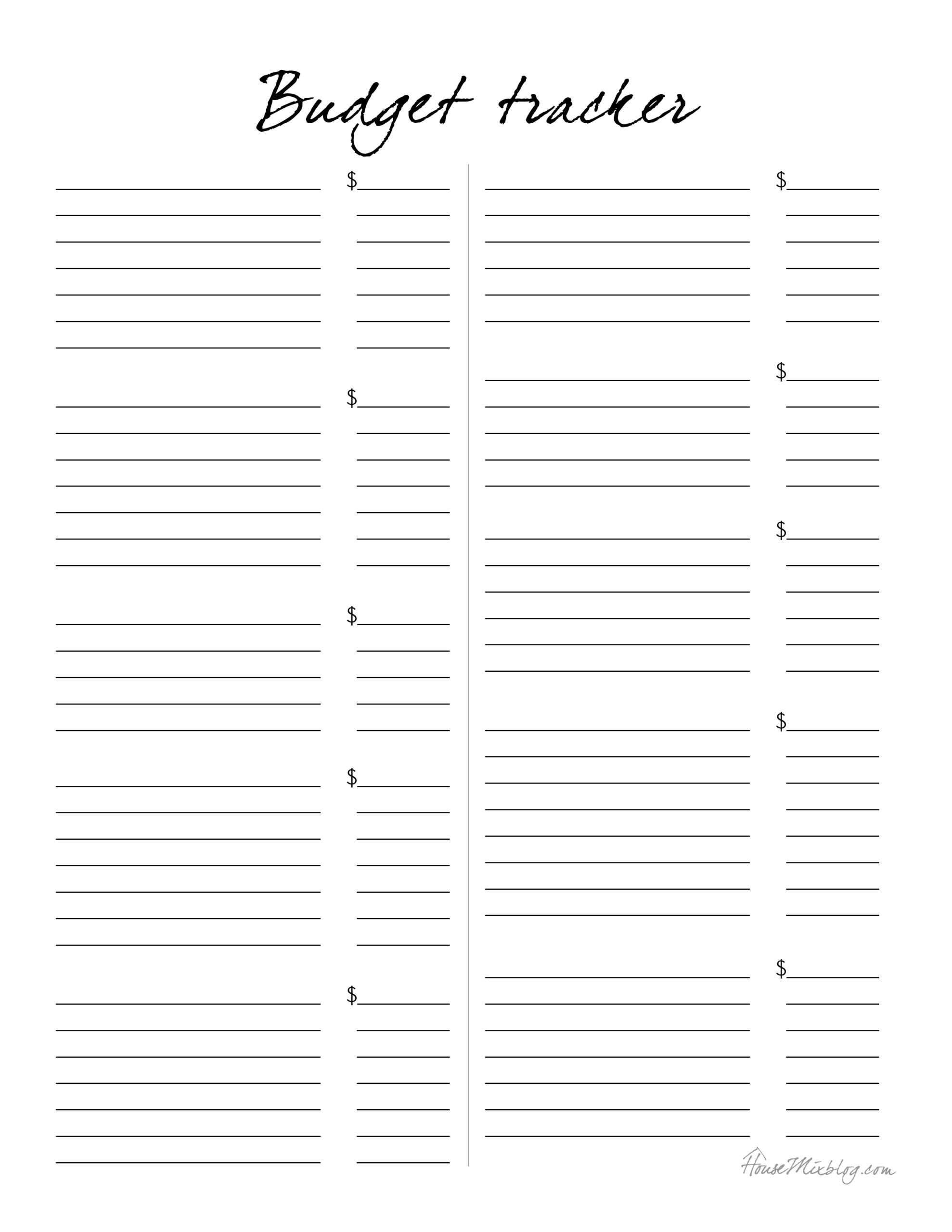 Coloring Pages : Budget Tracker Printable Torun Rsd7 Org In Printable Blank Daily Schedule Template