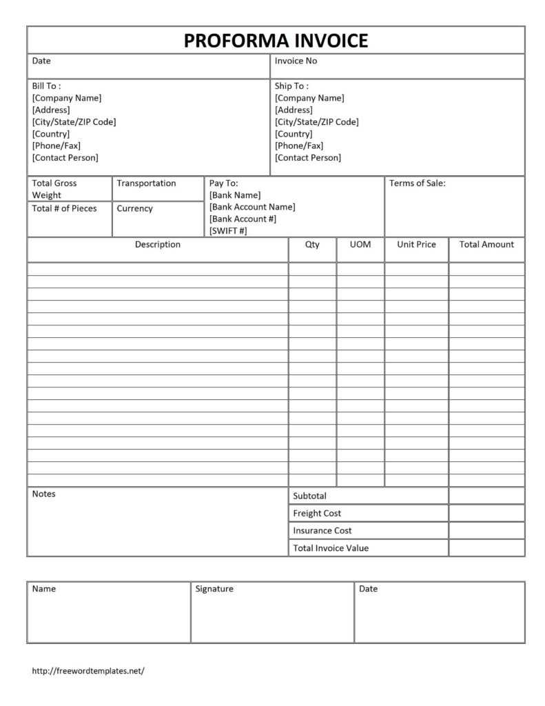 Commercial Invoice Template Free Download | Tagua With Regard To Commercial Invoice Template Word Doc