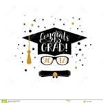 Congrats Grad 2018 Lettering. Congratulations Graduate Regarding Graduation Banner Template