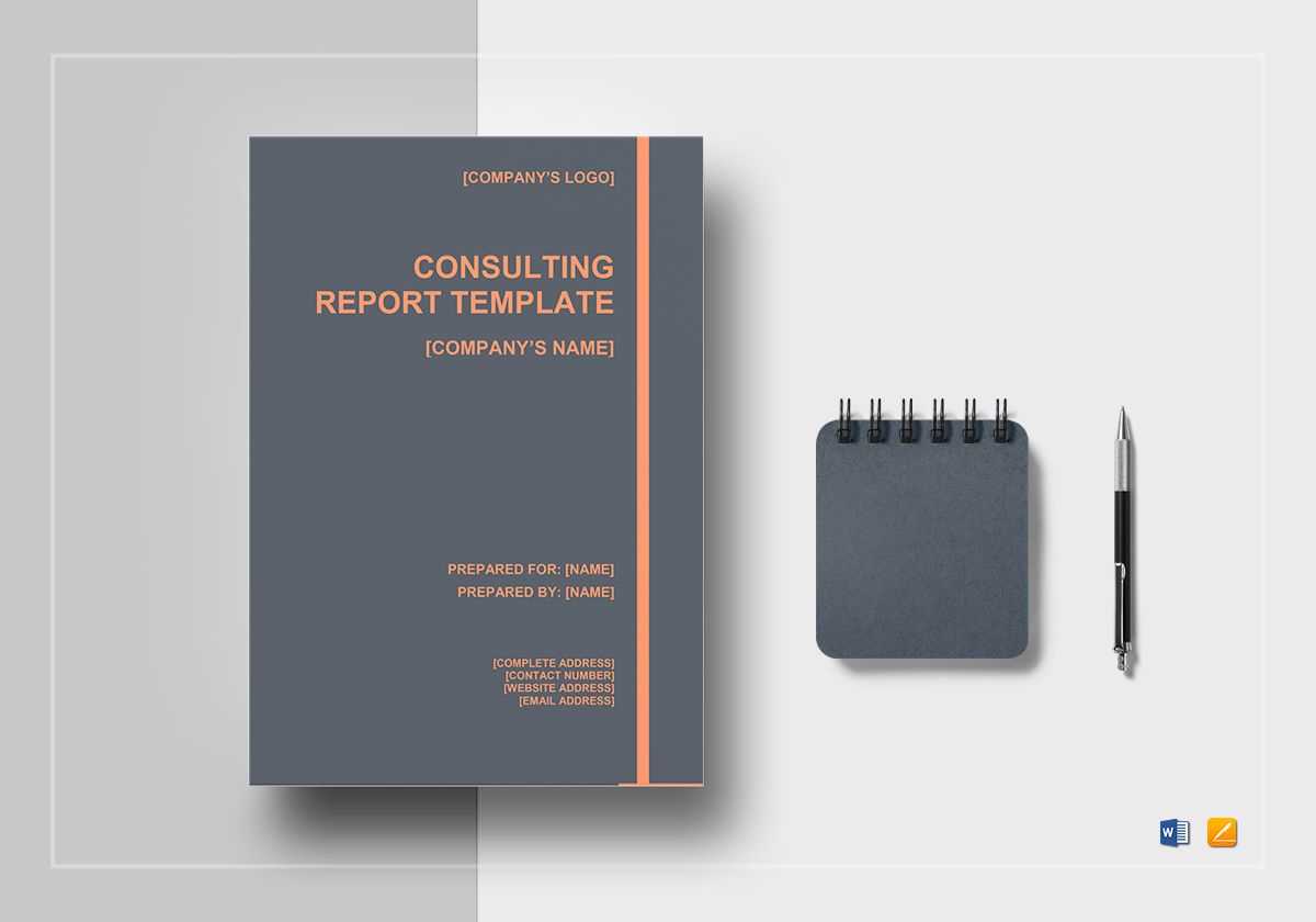 Consulting Report Template Regarding Consultant Report Template