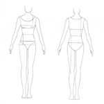 Contoh Soal Dan Materi Pelajaran 5: Fashion Model Outline For Blank Model Sketch Template