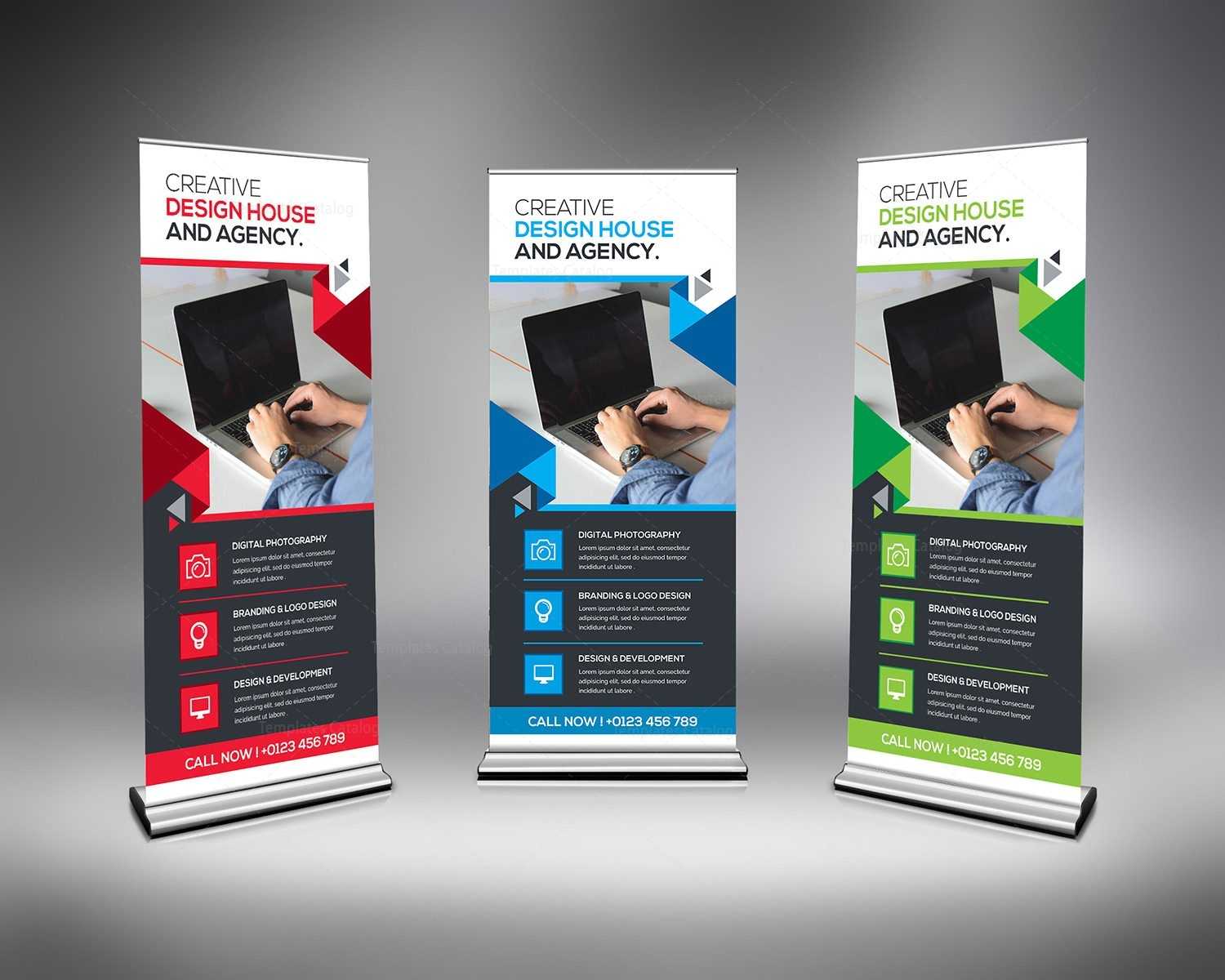 Corporate Rollup Banner Template 000348 Within Pop Up Banner Design Template