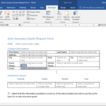 Create A Form In Word  Instructions And Video Lesson Intended For Creating Word Templates 2013