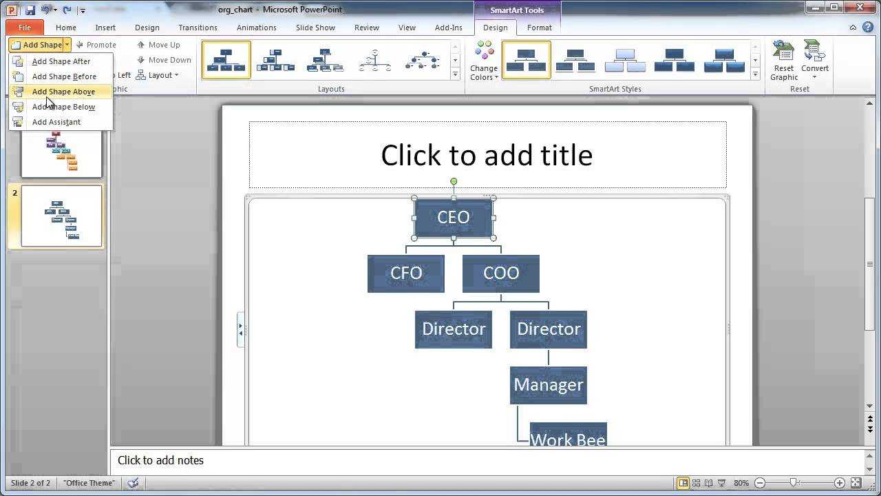 Create A Simple Org Chart Throughout Word Org Chart Template