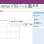 Create A Template In Onenote – Tutorial – Teachucomp, Inc. In How To Create A Template In Word 2013