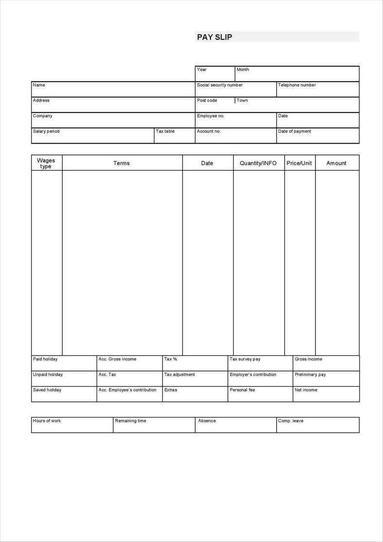 Create Paycheck Stub Template Free - Tomope.zaribanks.co Intended For Free Pay Stub Template Word