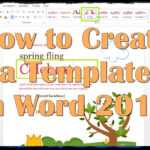 Creating Templates In Word – Free Resume Templates Intended For Creating Word Templates 2013