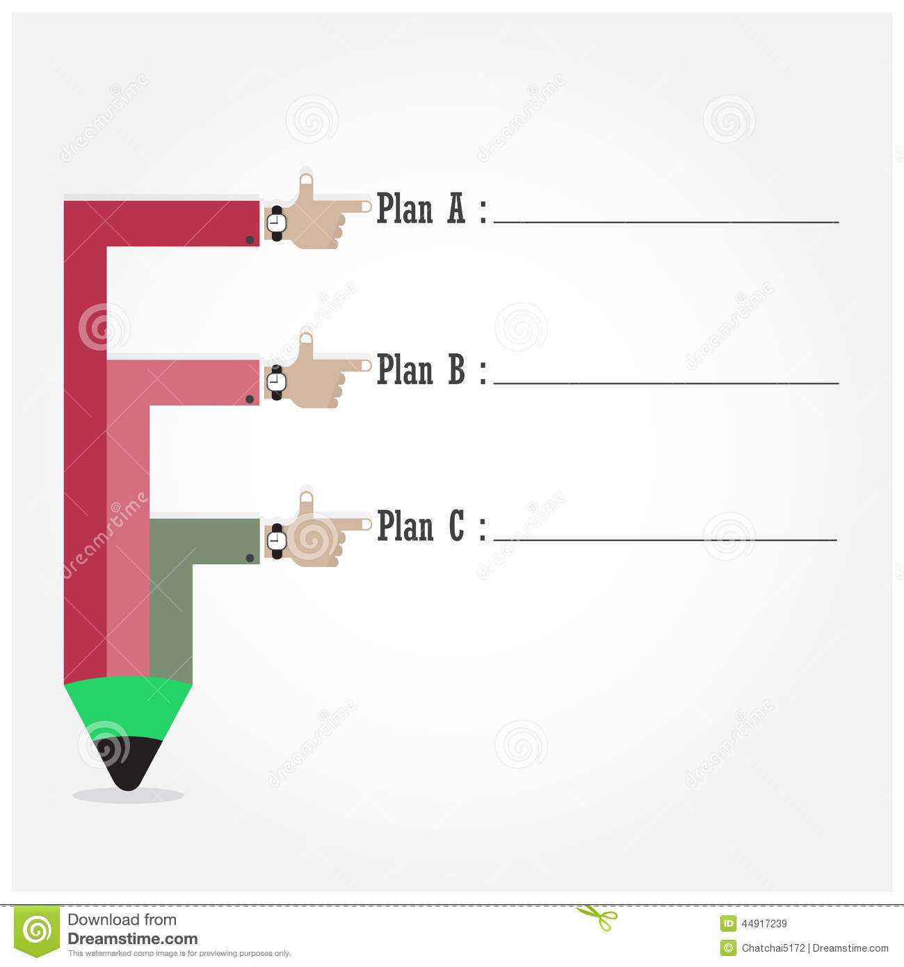 Creative Template With Pencil Ribbon Banner Flow Chart Stock Inside Banner Template Word 2010