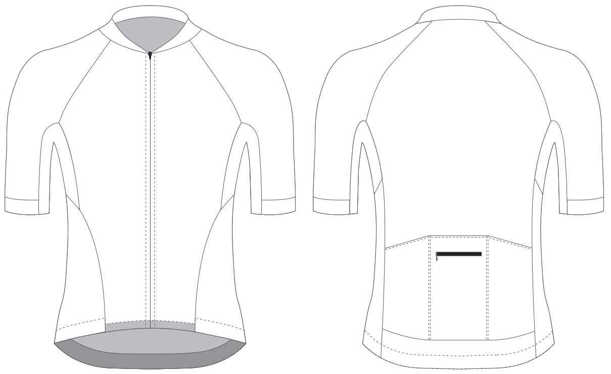 Custom Blank Cycling Jersey Design Template - Cyclingbox With Regard To Blank Cycling Jersey Template