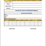 Customer Service Report Template – Free Report Templates Pertaining To Customer Contact Report Template