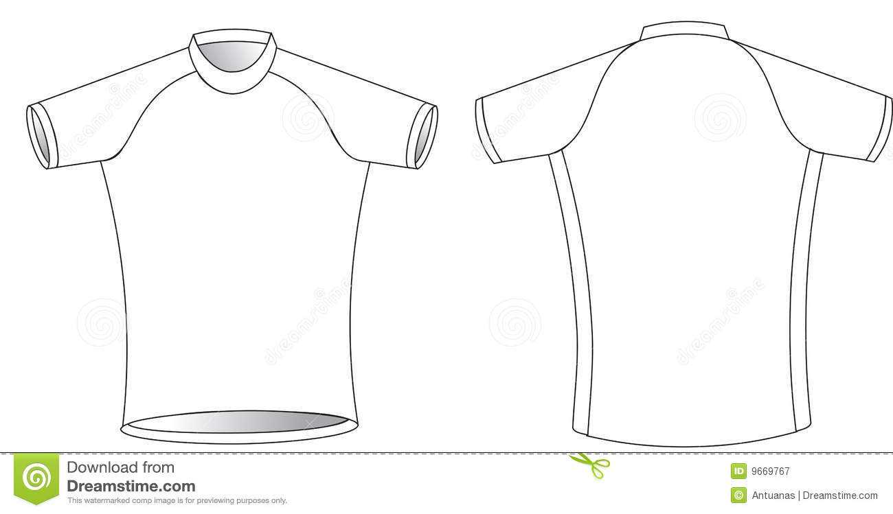 Cycling Jersey Stock Vector. Illustration Of Shirt, Clothing Inside Blank Cycling Jersey Template
