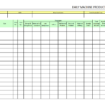 Daily Machine Production Report – With Machine Shop Inspection Report Template